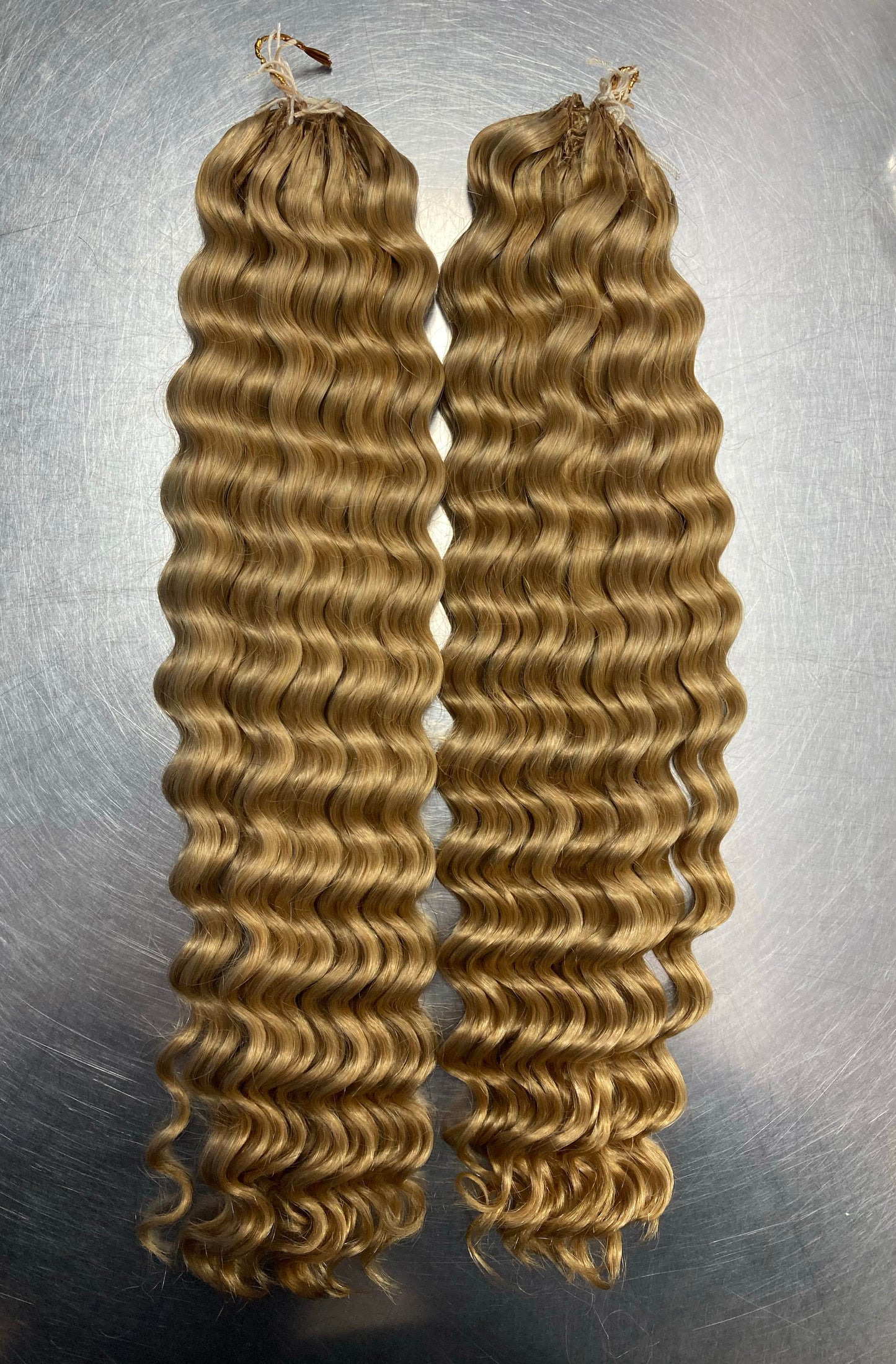 Deep Wave- #27 Blond doré - Crochet Braids Miracle Knots - 100% Cheveux Humains - 100g/paquet