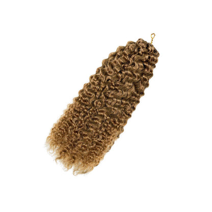 Burmese Curly Crochet Braids - 100% Premium Human Hair - #30 Caramel Blonde