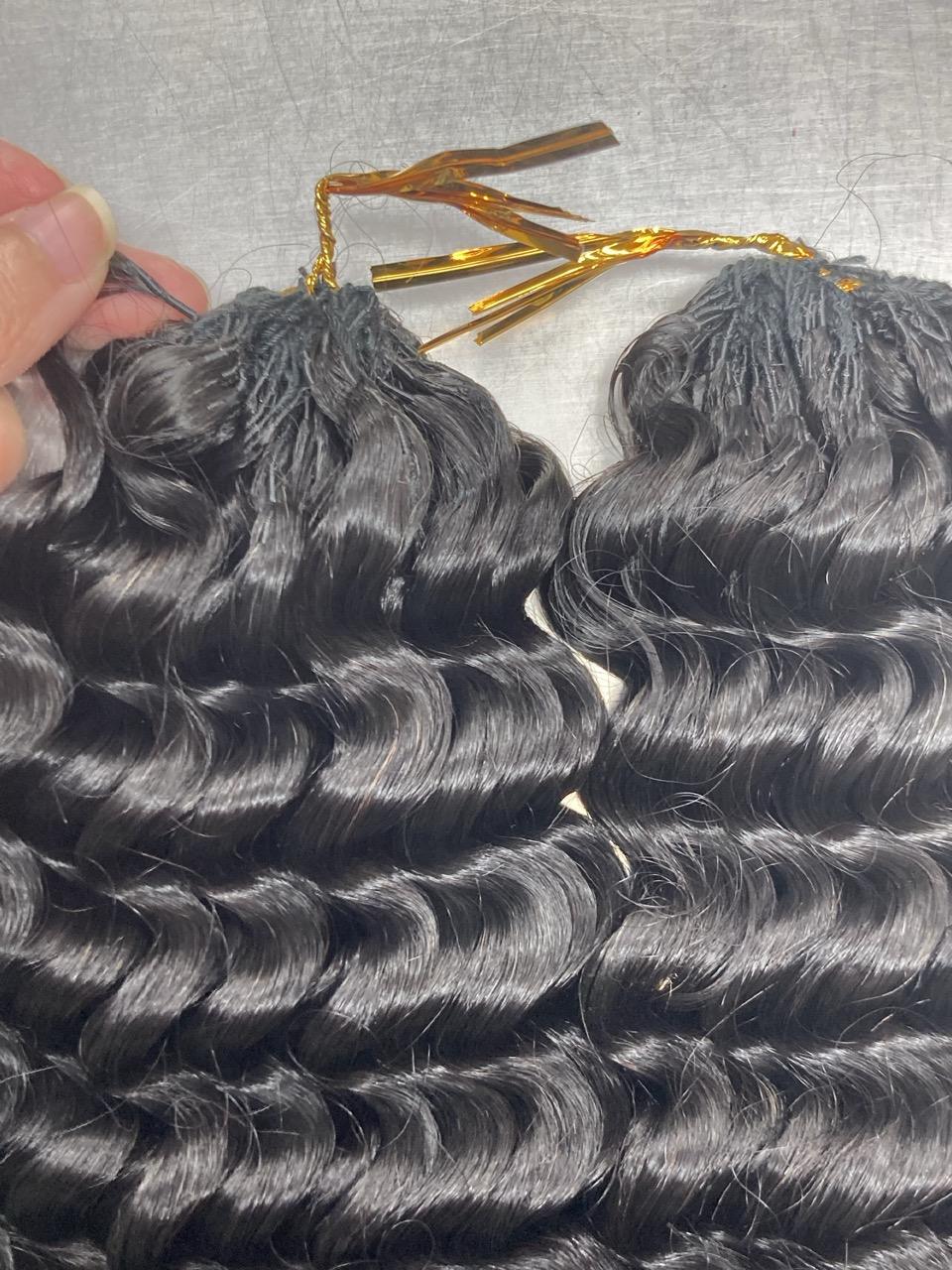Deep Wave Crochet Braids Miracle Knots - 100% Cheveux Humains - 100g/paquet - #1