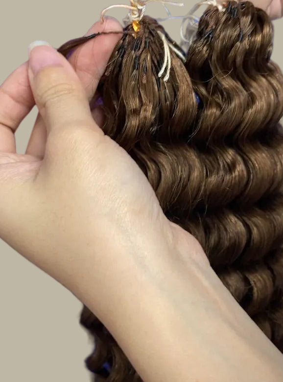 Deep Wave Crochet Braids Miracle Knots - 100% Cheveux Humains - 100g/paquet - #4