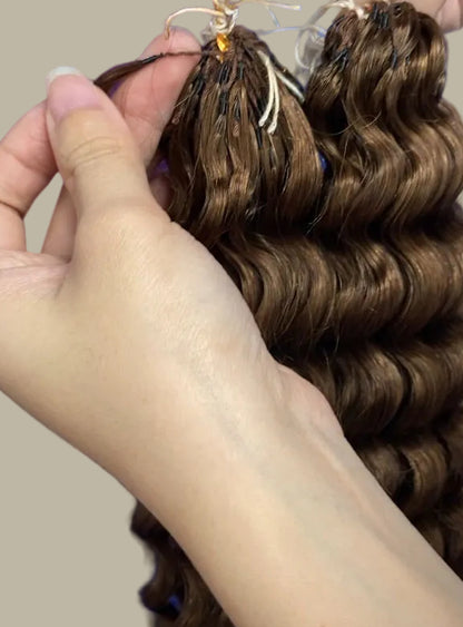Deep Wave Crochet Braids Miracle Knots - 100% Cheveux Humains - 100g/paquet - #4