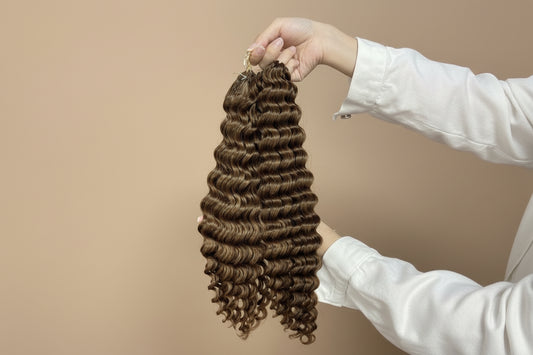 Deep Wave Crochet Braids Miracle Knots - 100% Cheveux Humains - 100g/paquet - #4