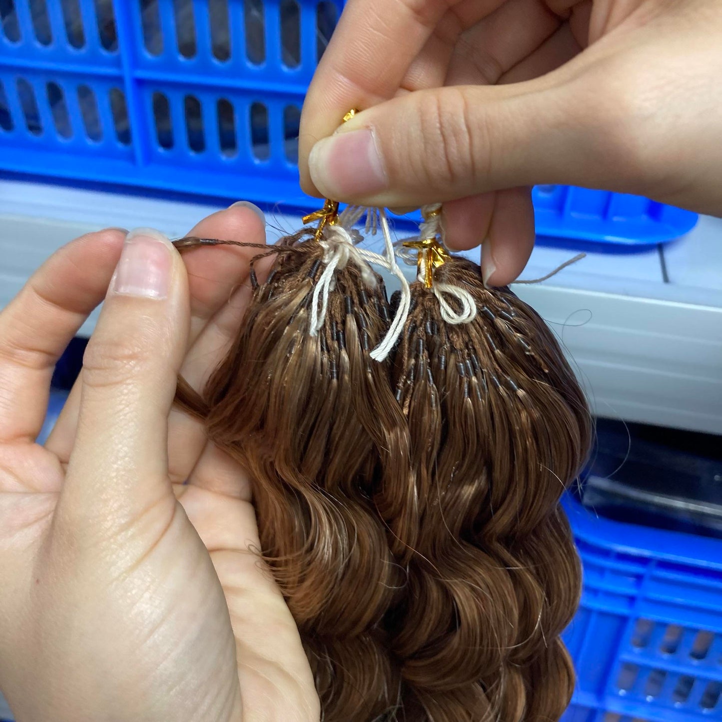 Loose Wave Crochet Braids Miracle Knots - 100% Premium Human Hair - 100g/paquet- Caramel #30