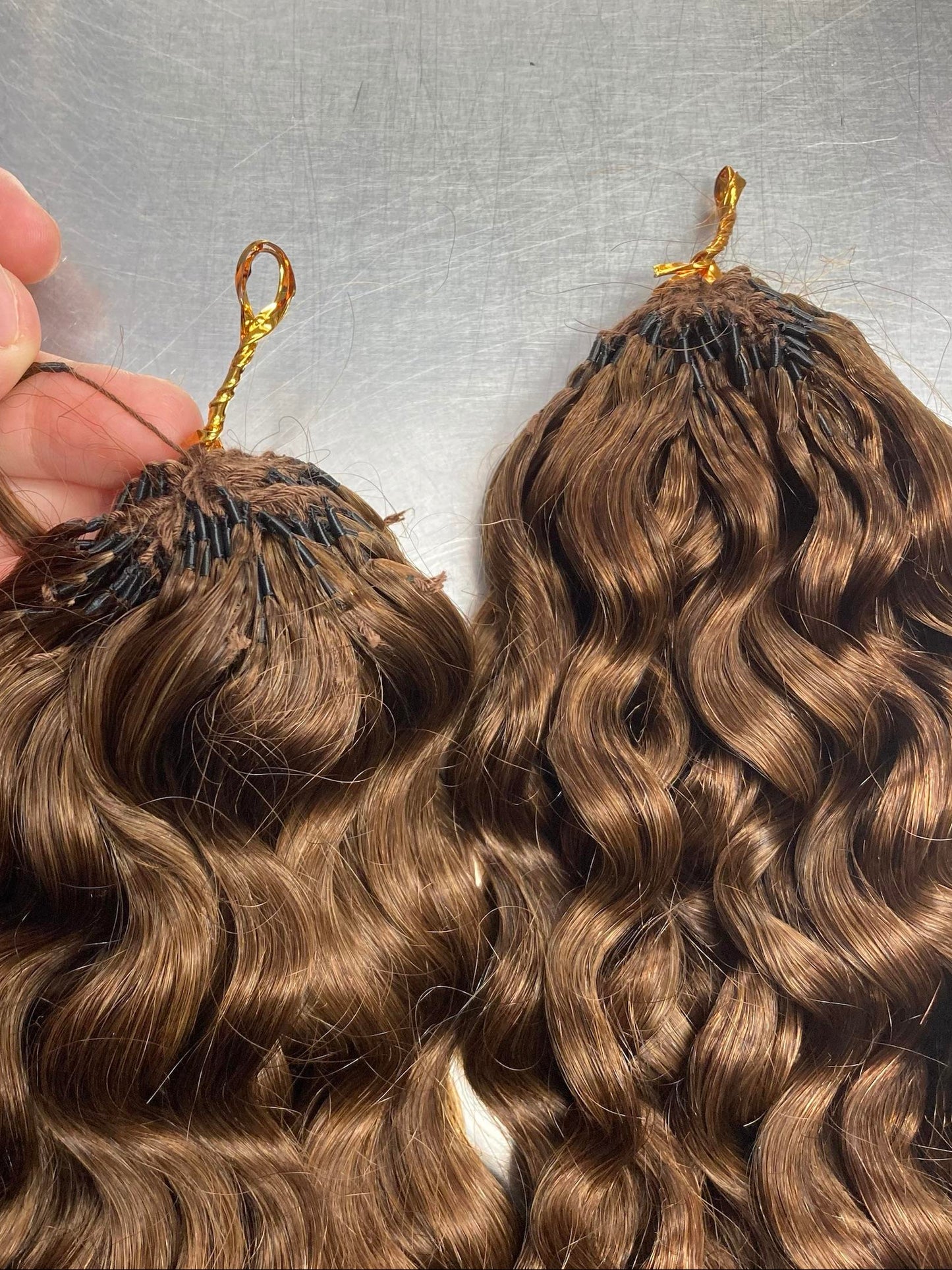 Boucle Italienne Crochet Braids Miracle Knots - 100% Cheveux Humains - 100g/paquet - #4